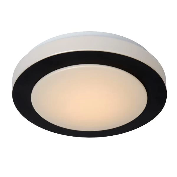 Lucide DIMY - Flush ceiling light Bathroom - Ø 28,6 cm- LED 3 StepDim - 1x12W 3000K - IP21 - Black - detail 1